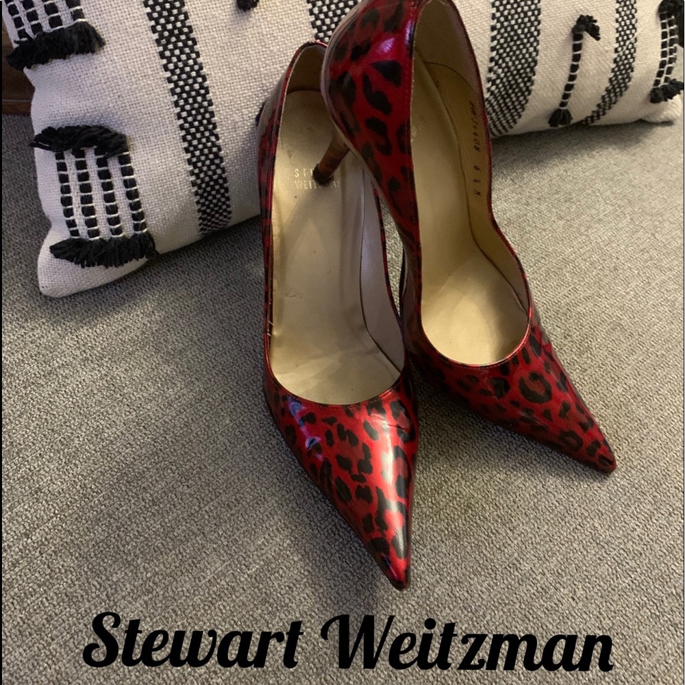 🔥SALE STUART WEITZMAN PATENT STILETTOS PUMPS- 6.5